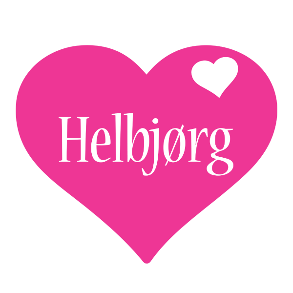 Helbjørg love-heart logo