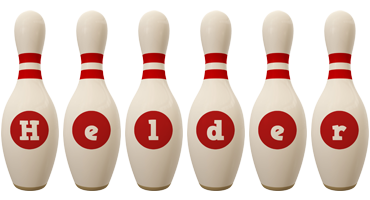 Helder bowling-pin logo