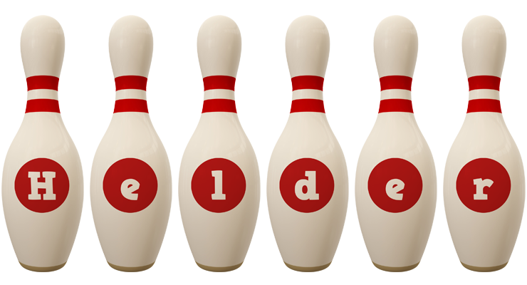 Helder bowling-pin logo
