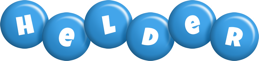 Helder candy-blue logo