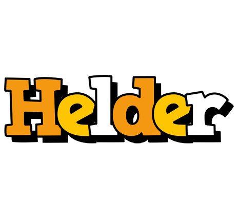 Helder cartoon logo