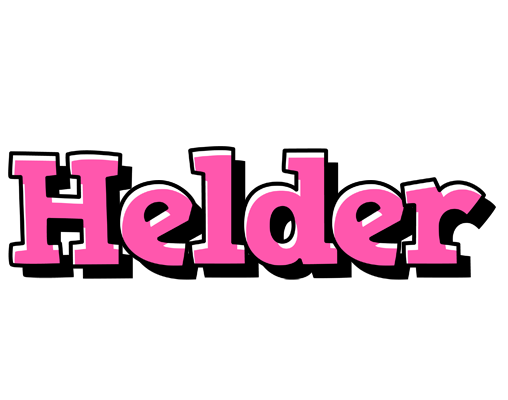 Helder girlish logo