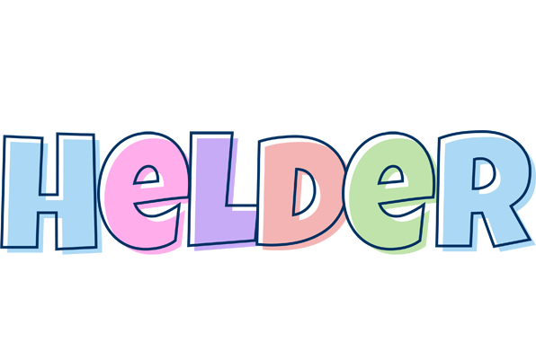 Helder pastel logo