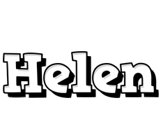 Helen snowing logo