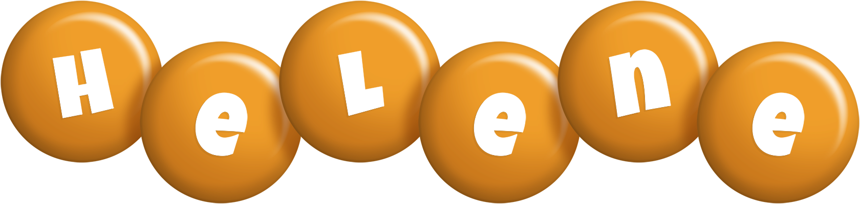 Helene candy-orange logo