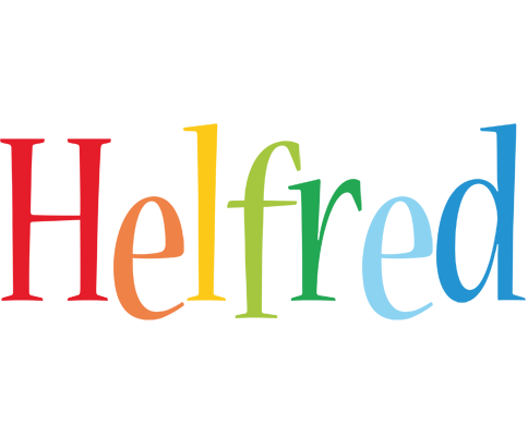 Helfred birthday logo