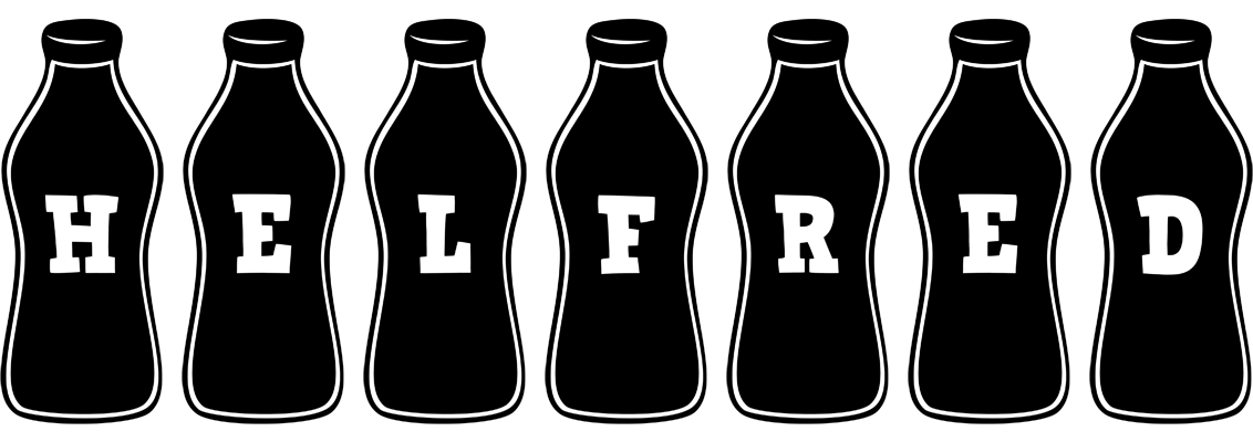 Helfred bottle logo