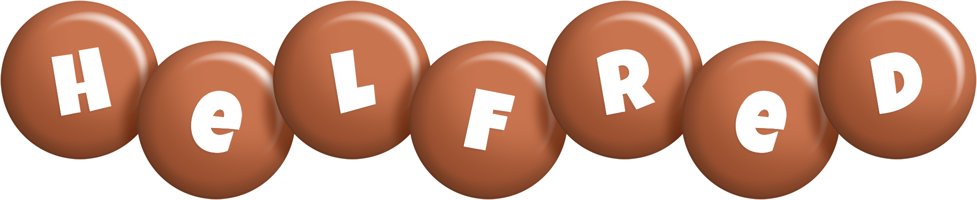 Helfred candy-brown logo