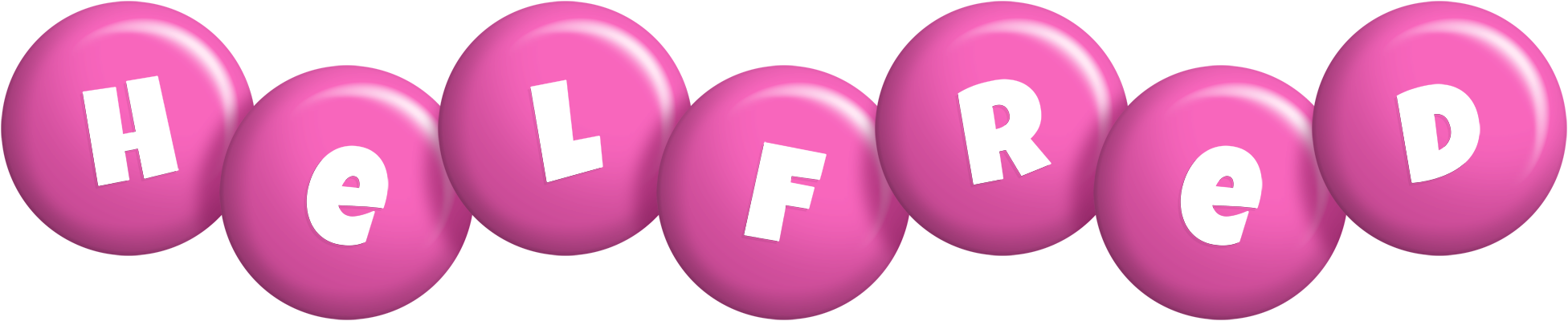 Helfred candy-pink logo