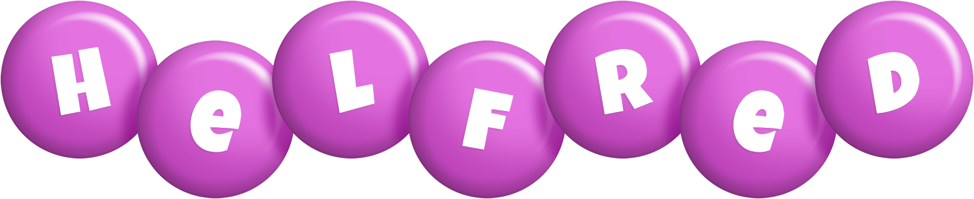 Helfred candy-purple logo