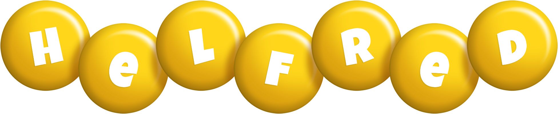 Helfred candy-yellow logo