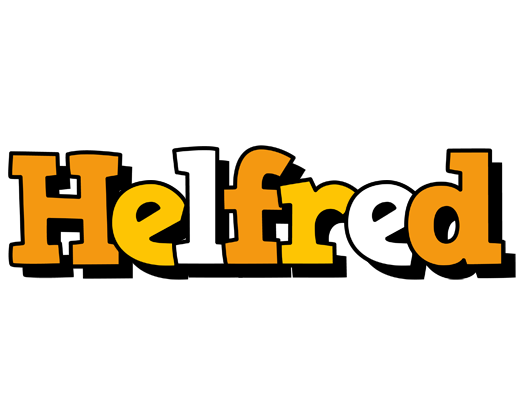 Helfred cartoon logo