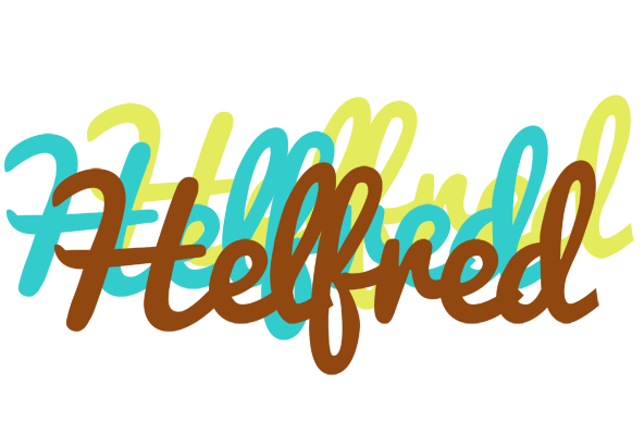 Helfred cupcake logo