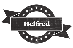 Helfred grunge logo