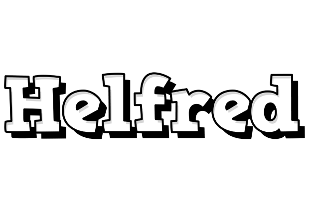 Helfred snowing logo