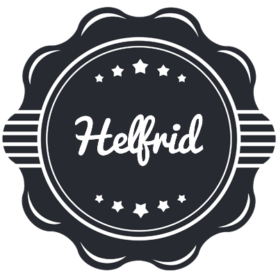 Helfrid badge logo