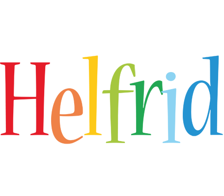 Helfrid birthday logo