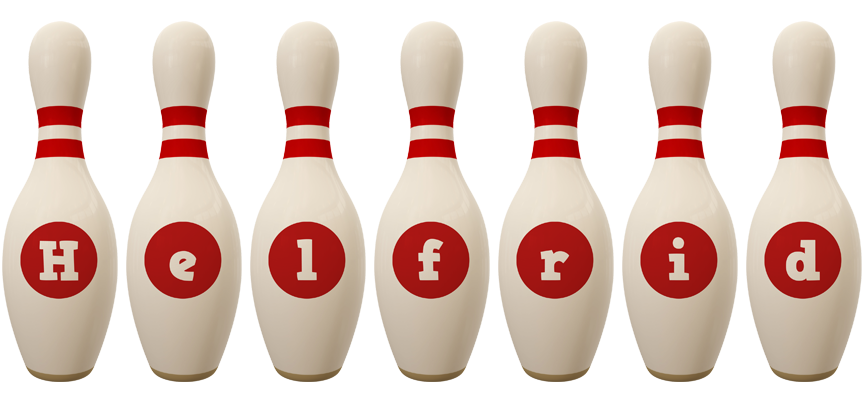 Helfrid bowling-pin logo
