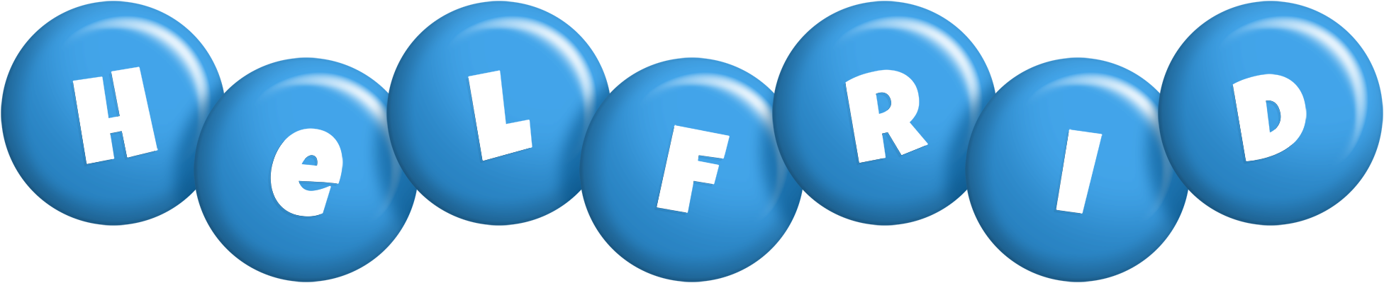 Helfrid candy-blue logo