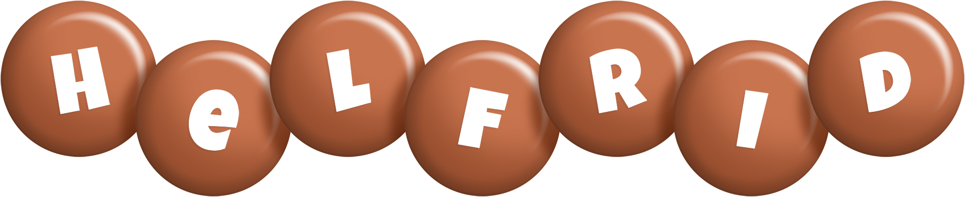 Helfrid candy-brown logo