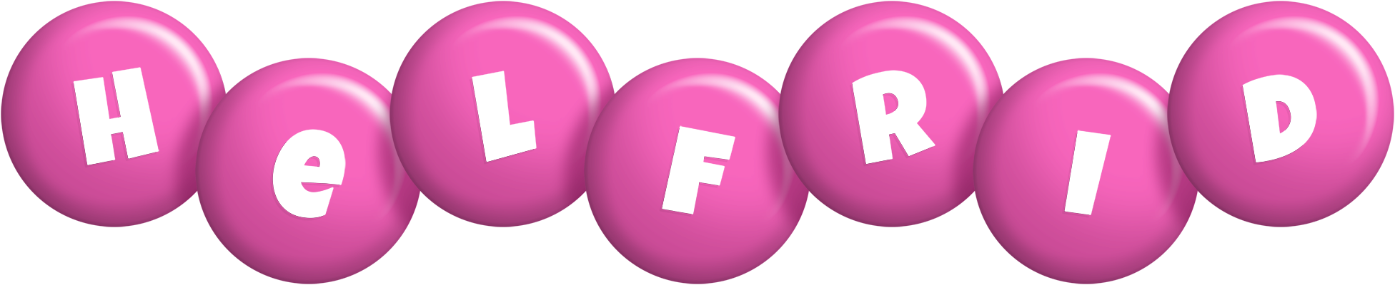 Helfrid candy-pink logo