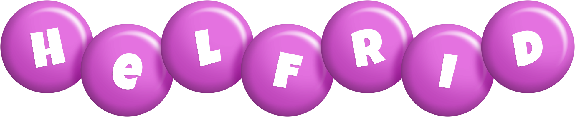 Helfrid candy-purple logo