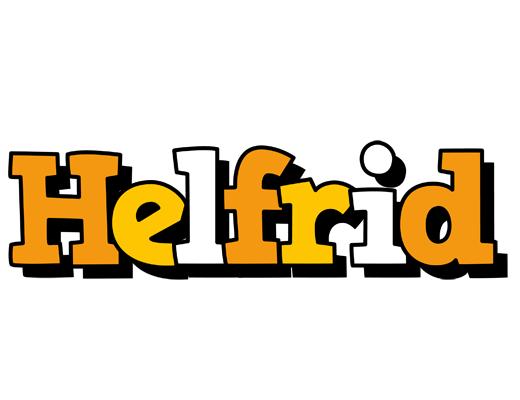 Helfrid cartoon logo