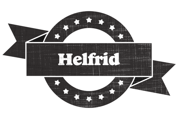 Helfrid grunge logo