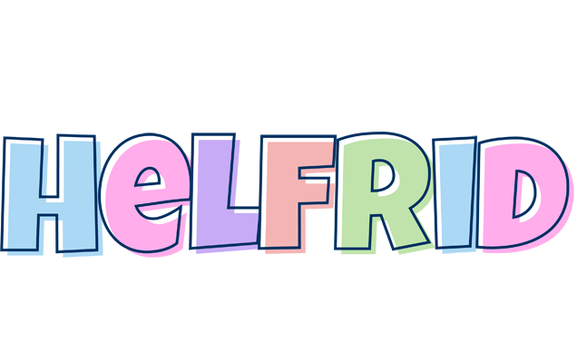 Helfrid pastel logo