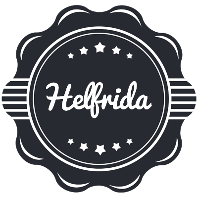 Helfrida badge logo