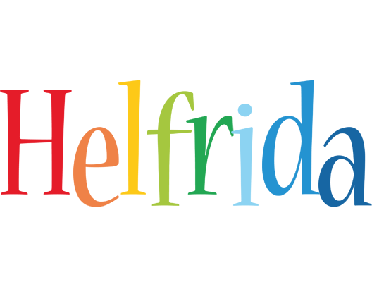Helfrida birthday logo