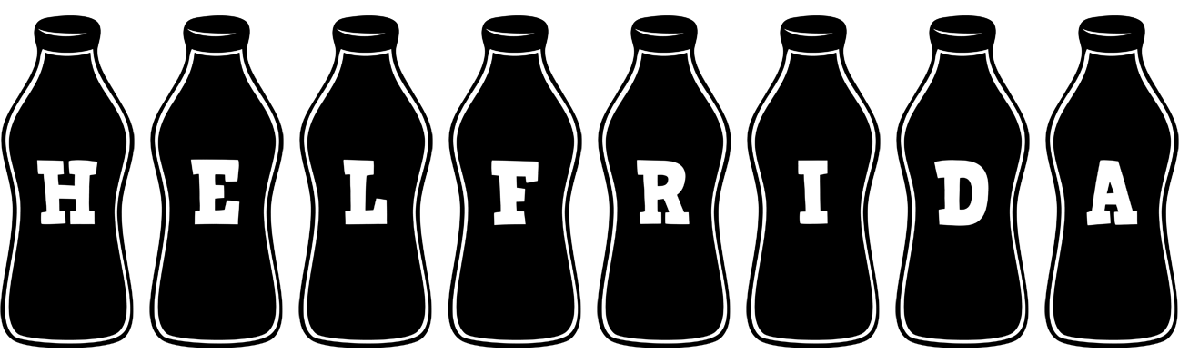 Helfrida bottle logo
