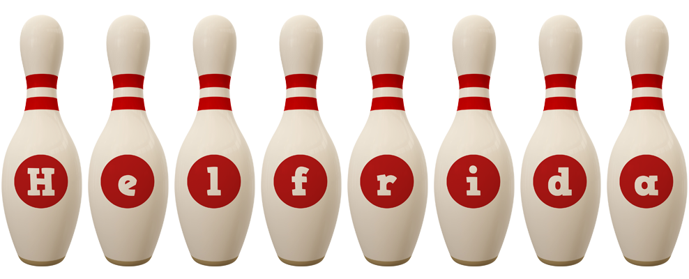Helfrida bowling-pin logo