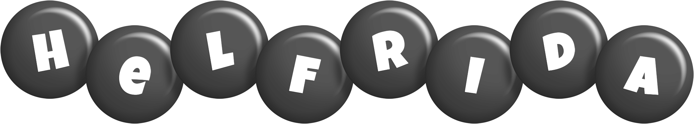 Helfrida candy-black logo