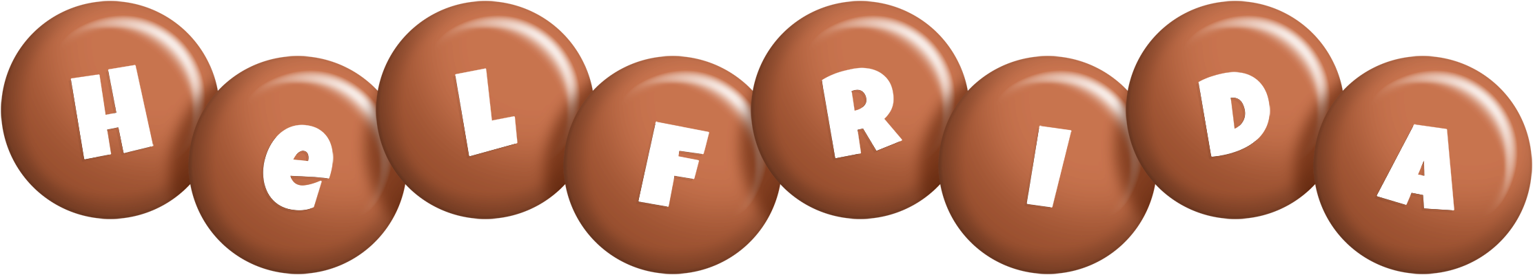 Helfrida candy-brown logo