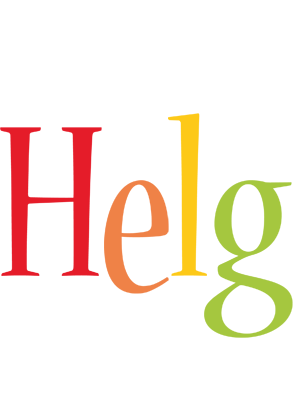 Helg birthday logo