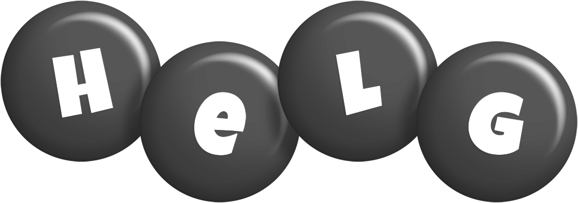 Helg candy-black logo