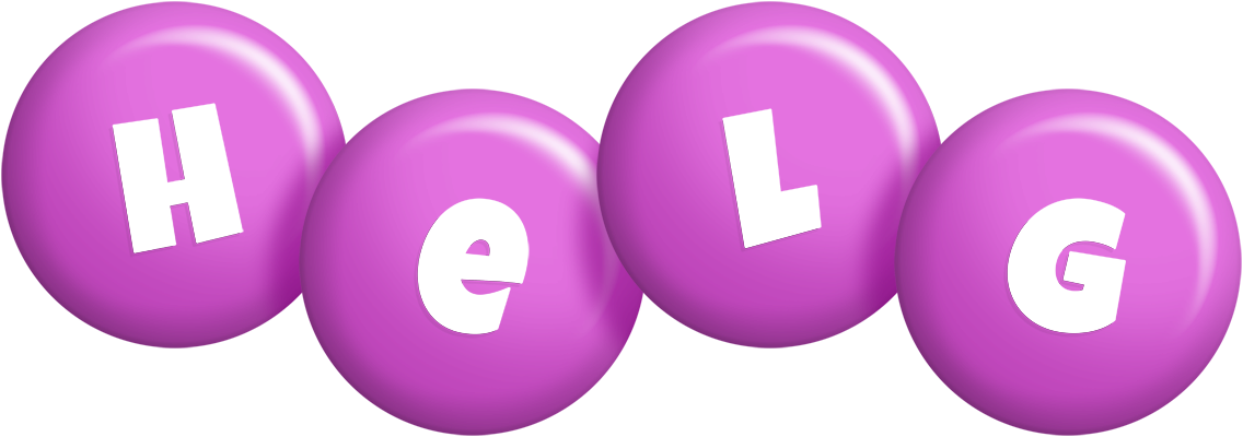Helg candy-purple logo
