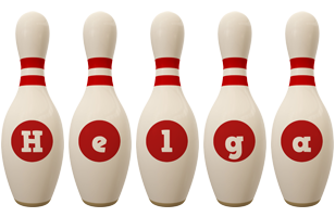 Helga bowling-pin logo