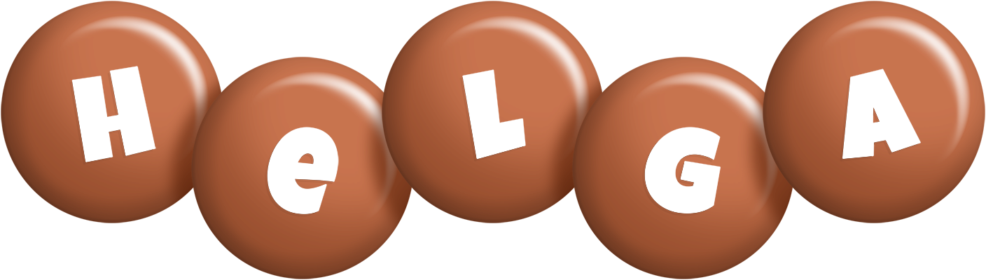 Helga candy-brown logo