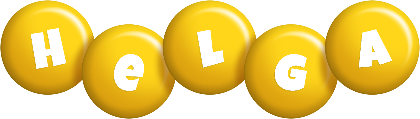 Helga candy-yellow logo