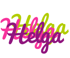 Helga flowers logo