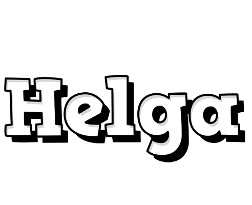 Helga snowing logo