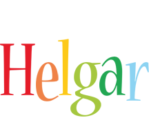 Helgar birthday logo