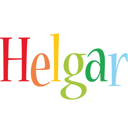 Helgar birthday logo