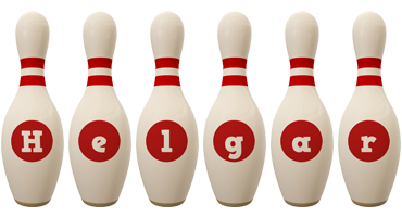 Helgar bowling-pin logo