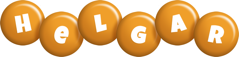 Helgar candy-orange logo