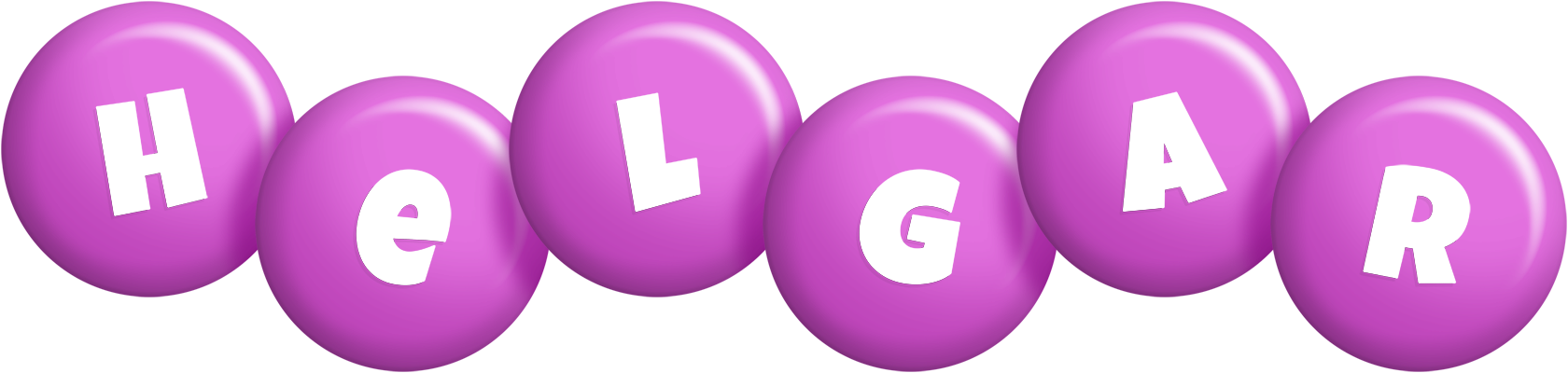 Helgar candy-purple logo