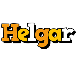 Helgar cartoon logo