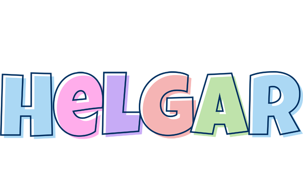 Helgar pastel logo